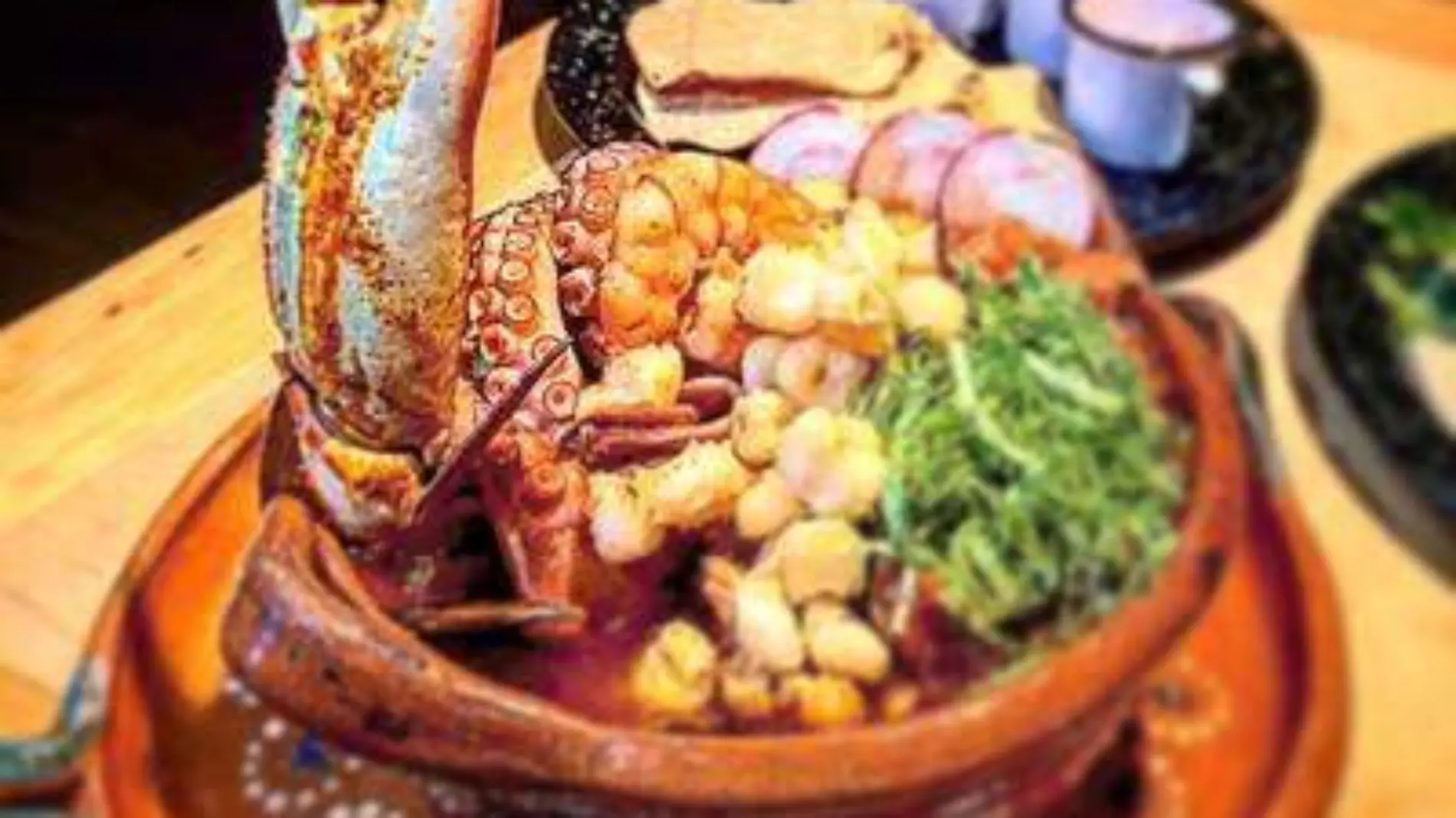 pozole de mariscos. cookpad